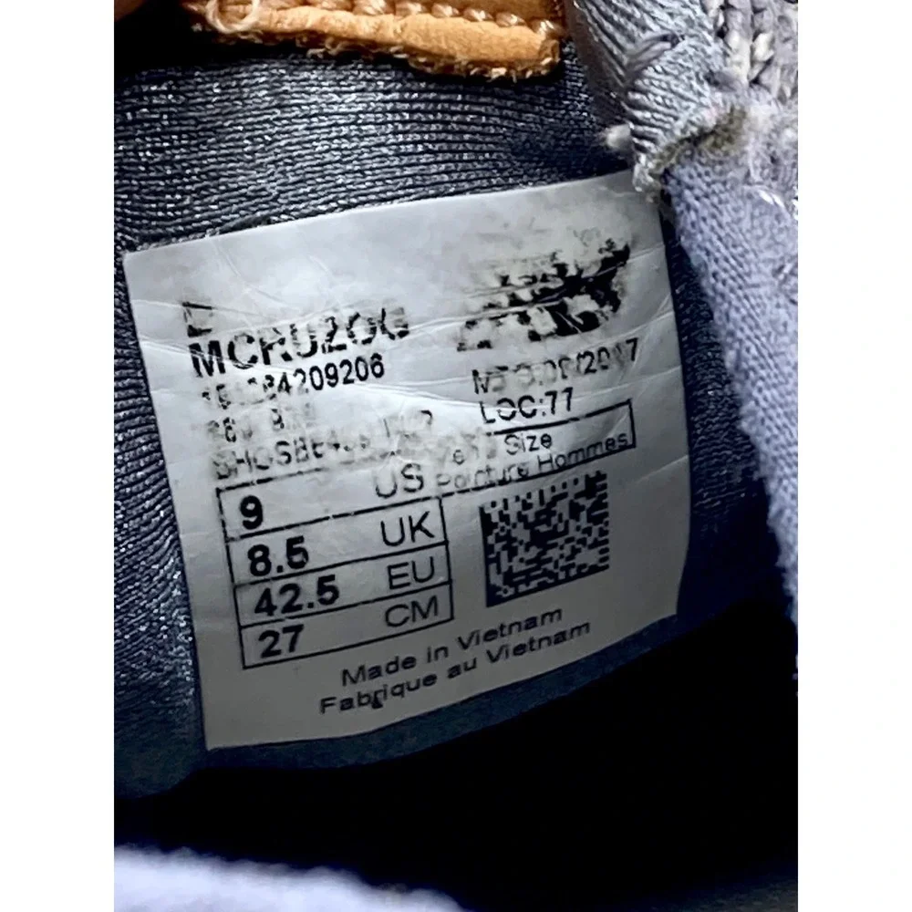 New Balance Fresh Foam Cruz MCRUZOS Running Shoes Mens 9 Gray Knit Suede Sneaker